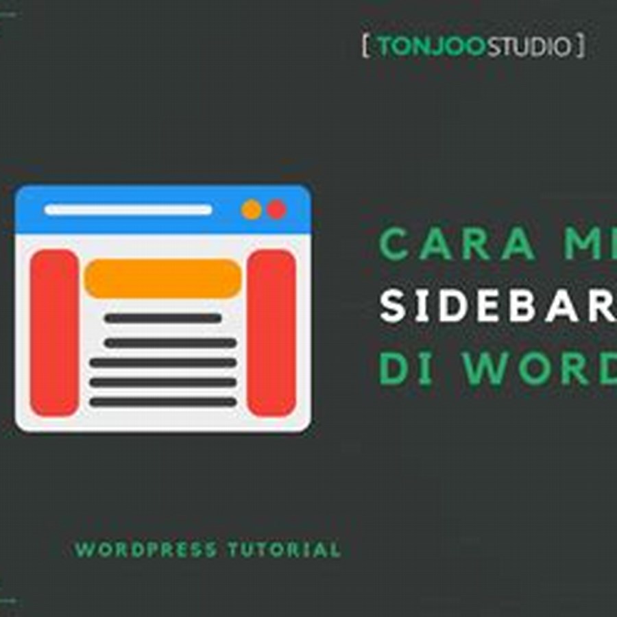 Cara membuat sidebar yang dapat diperluas dan disembunyikan pada html 4